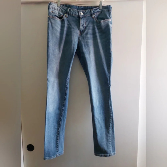 True Religion "Stella" Mid Rise skinny Medium wash stretch jeans size 33 - Picture 6 of 11